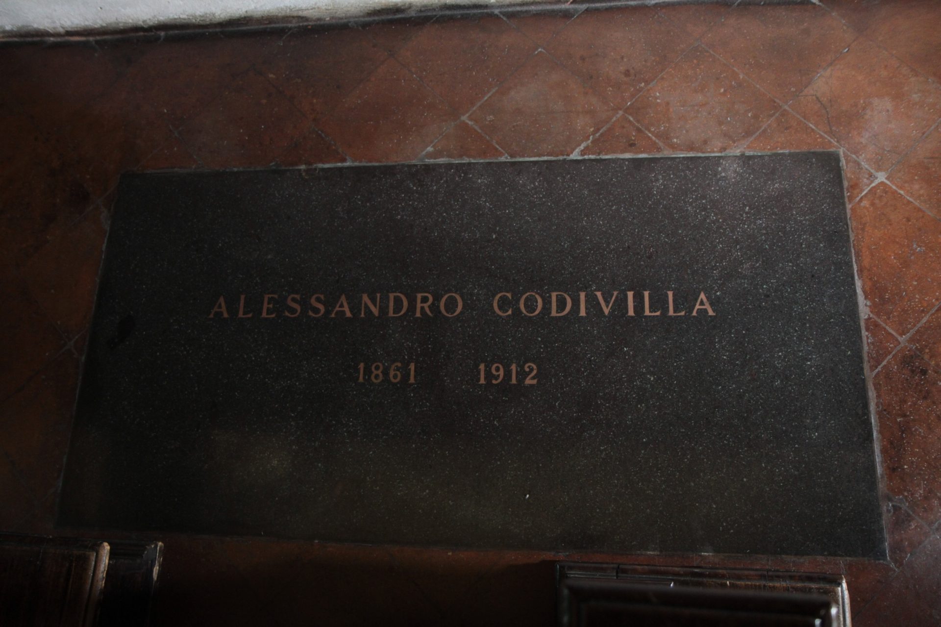 Alessandro Codivilla's tomb, Istituto Ortopedico Rizzoli, Bologna - 02.JPG